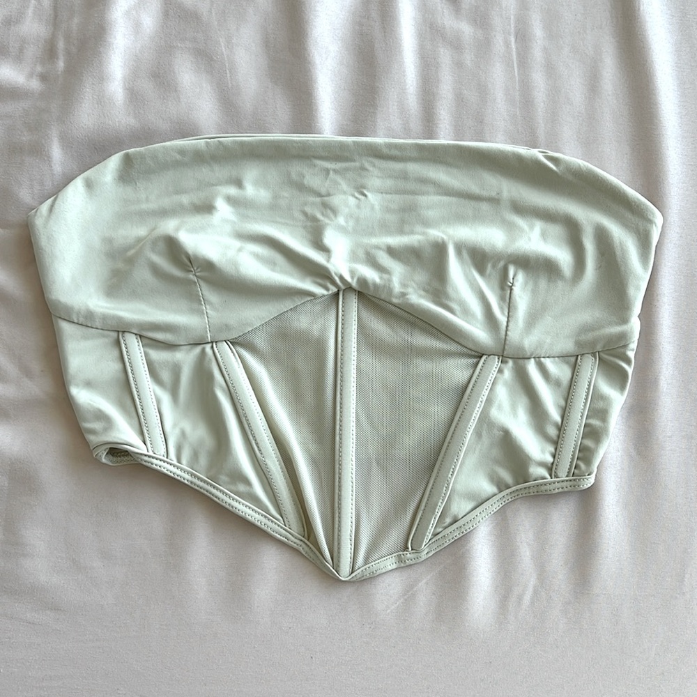 MESHKI Strapless Corset Top